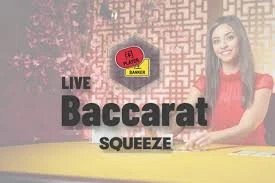 Play Baccarat Squeeze slot by Evolution on spinko24casino.com