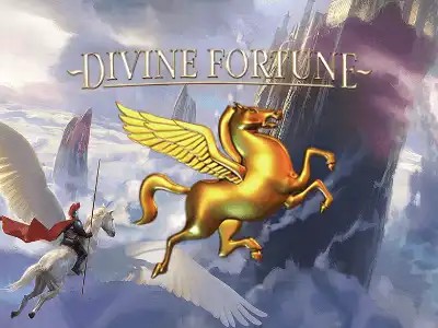Divine Fortune by NetEnt, showcased at spinko24casino.com – game logo
