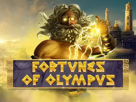 Fortunes of Olympus online game logo by Pragmatic Play on spinko24casino.com