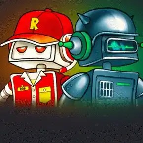 Robospin slot logo by BGAMING at Spinko24