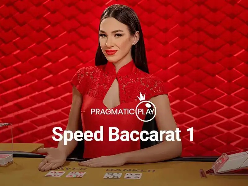 Speed Baccarat by Atmosfera, showcased at spinko24casino.com – game logo