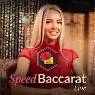 Speed Baccarat A casino game by Evolution – featured logo at Spinko24