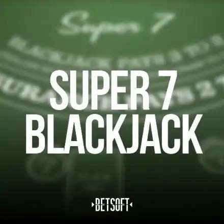 Super 7 Blackjack logo by Betsoft Gaming at Spinko24